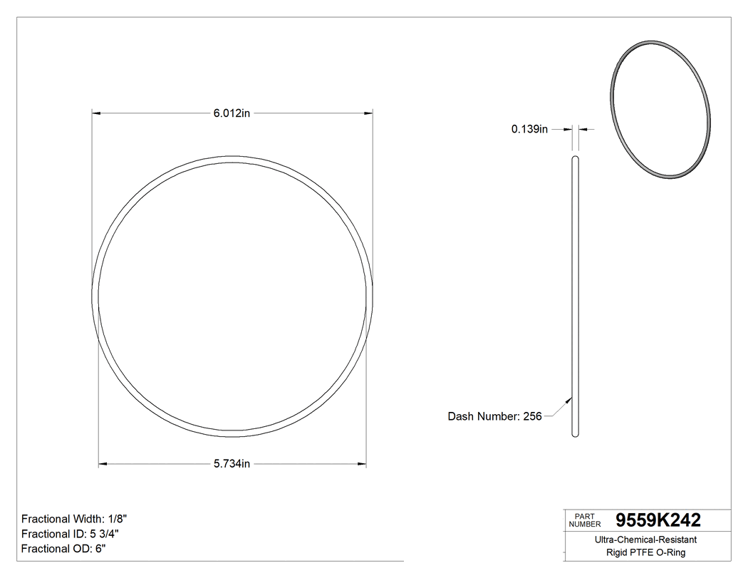 Technical drawing - 9559K242